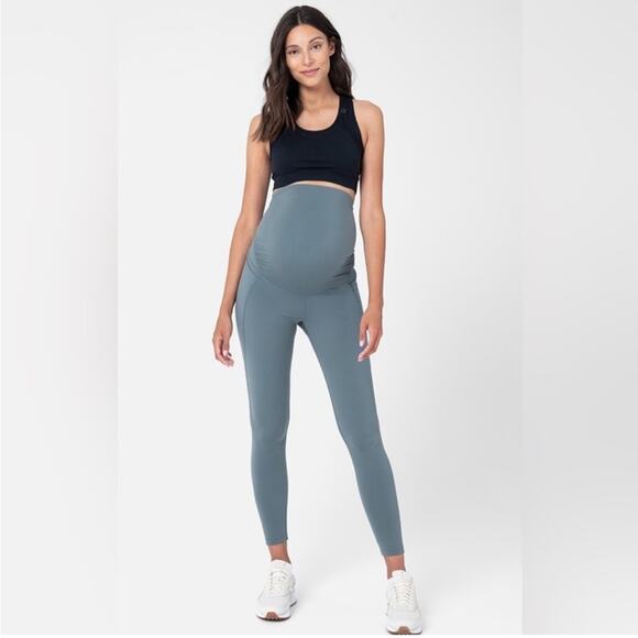 Seraphine Active Maternity Support Leggings in Gray - Size L - Picture 1 of 5